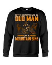 Mountain Biking - Underestimate Old Man Crewneck Sweatshirt tile