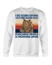 Frowned Upon - Scuba Diving Crewneck Sweatshirt tile