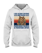 Frowned Upon - Scuba Diving Hooded Sweatshirt tile