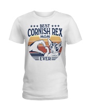 Cornish Rex Best Mom Ever Ladies T-Shirt front