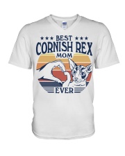 Cornish Rex Best Mom Ever V-Neck T-Shirt tile