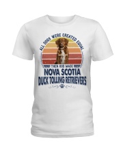 Dog Equal - Nova Scotia Duck Tolling Retriever Ladies T-Shirt tile