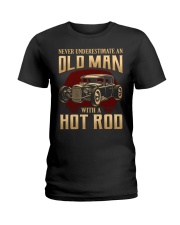 Hot Rod - Underestimate Old Man Ladies T-Shirt tile
