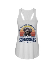 Dog Created Equal - Schnoodle Ladies Flowy Tank tile