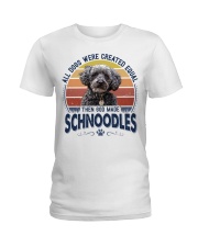 Dog Created Equal - Schnoodle Ladies T-Shirt tile