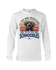 Dog Created Equal - Schnoodle Long Sleeve Tee tile