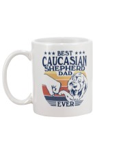 Best Dad Ever Caucasian Shepherd Dog Mug back