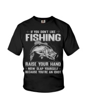 Fishing - Raise Your Hand Youth T-Shirt tile