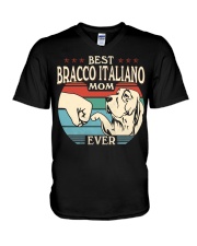 Best Mom Ever - Bracco Italiano V-Neck T-Shirt tile