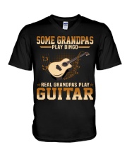Guitar - Grandpa Bingo V-Neck T-Shirt tile
