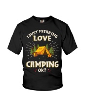 Freaking Love Camping Youth T-Shirt tile