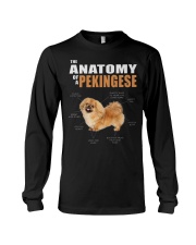 Dog Anatomy - Pekingese Long Sleeve Tee tile