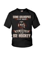 Some Grandpas Play Bingo - Ice Hockey Youth T-Shirt tile