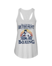 Have Retirement Plan Boxing Ladies Flowy Tank tile