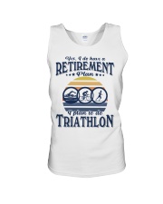 Have Retirement Plan Triathlon Unisex Tank tile