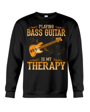 Bass Guitar - Is Therapy Crewneck Sweatshirt tile