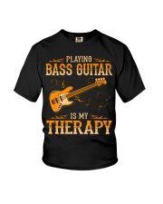 Bass Guitar - Is Therapy Youth T-Shirt tile