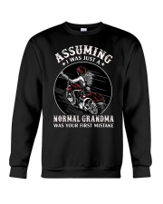 Biker - Assuming Grandma Crewneck Sweatshirt tile