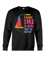 Like A Girl - Sailing Crewneck Sweatshirt tile