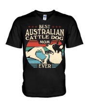 Best Dog Mom Australian Cattle Dog V-Neck T-Shirt tile
