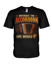 Accordion - Bb V-Neck T-Shirt tile