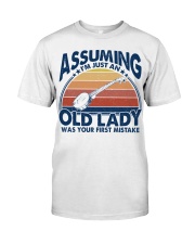 Assuming Old Lady - Banjo Classic T-Shirt front