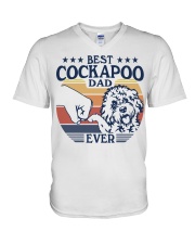Best Dad Ever Cockapoo V-Neck T-Shirt tile