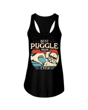 Best Dog Mom Puggle Ladies Flowy Tank tile