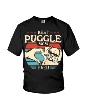 Best Dog Mom Puggle Youth T-Shirt tile