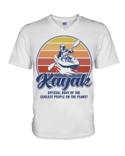 Coolest People On The Planet Kayaking V-Neck T-Shirt tile