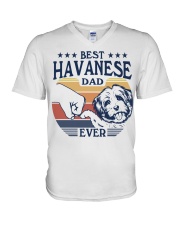 Best Dad Ever Havanese V-Neck T-Shirt tile