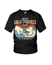 Best Dad Ever - Great Pyrenees Youth T-Shirt tile