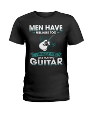 Men Have Feelings - Guitar Ladies T-Shirt tile