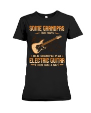 Electric Guitar - Grandpas Take Naps Premium Fit Ladies Tee tile