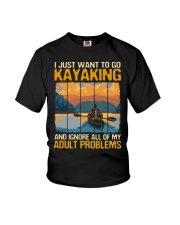 Kayaking - Adult problems Youth T-Shirt tile