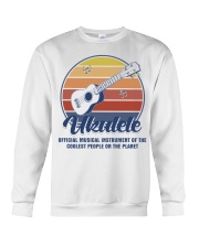 Coolest People On The Planet Ukulele Crewneck Sweatshirt tile