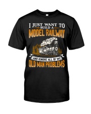 Model Railway - Old Man Problems Premium Fit Mens Tee tile