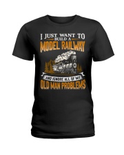 Model Railway - Old Man Problems Ladies T-Shirt tile