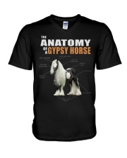 Horse Anatomy - Gypsy Horse V-Neck T-Shirt tile