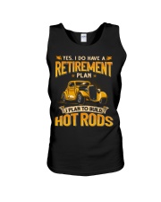 Retirement Plan Hot Rod Unisex Tank tile