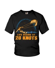 Kitesurfing - 20 Knots Youth T-Shirt tile