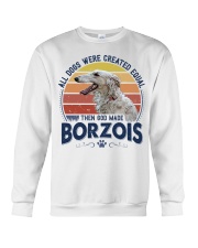 Dog Created Equal - Borzoi Crewneck Sweatshirt tile
