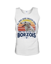 Dog Created Equal - Borzoi Unisex Tank tile