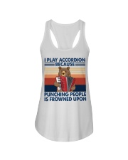 Frowned Upon - Accordion Ladies Flowy Tank tile