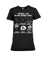 Spare Time - Motocross Bike Premium Fit Ladies Tee tile