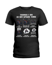Spare Time - Motocross Bike Ladies T-Shirt tile