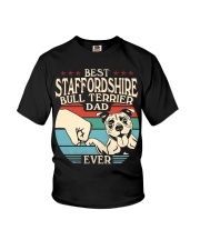 Best Dad Ever - Staffordshire Bull Terrier Youth T-Shirt tile