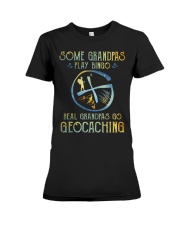 Geocaching - Grandpas Bingo Premium Fit Ladies Tee tile