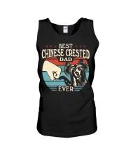 Best Dad Ever - Chinese Crested Unisex Tank tile