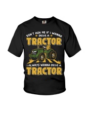Tractor Don't Ask Me Youth T-Shirt tile